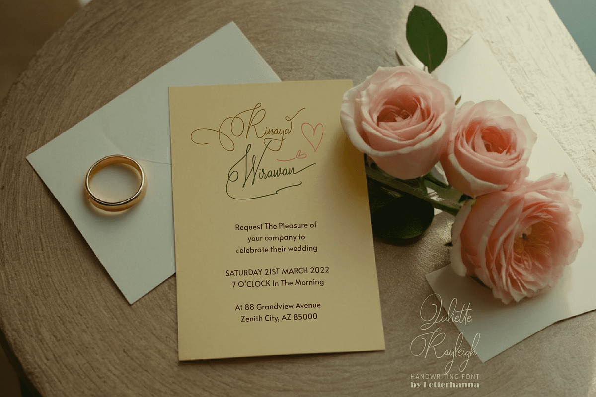 Juliette Rayleigh Font, a Handwritten Font by Letterhanna Studio (Photo 9 of 15)