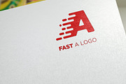Fast A Logo Template, a Branding & Logo Template by Traint (Thumbnail 1 of 4)