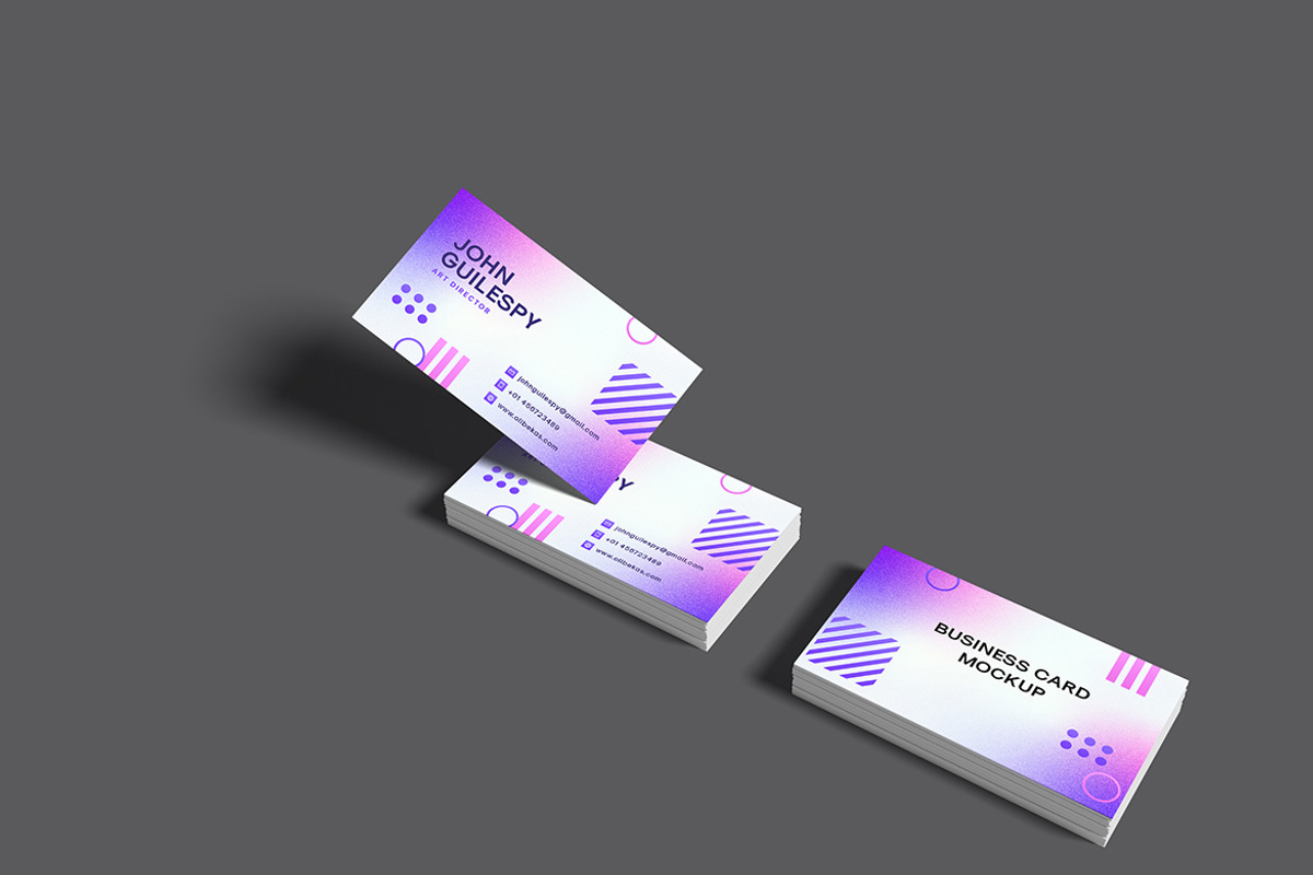 Business Card Mockup, an Advertising Mockup by Alhaytar (Photo 4 of 4)