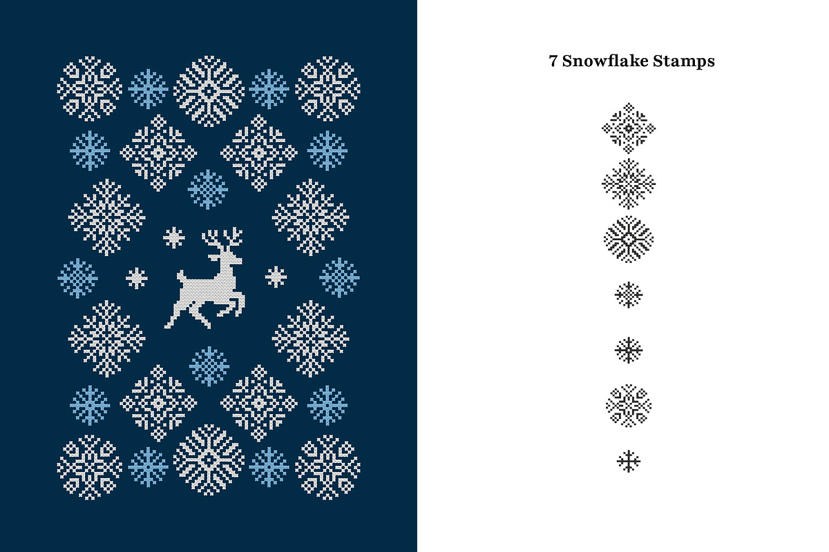 Procreate Cross Stitch Christmas, a Brush Add-On by Pencil Twist (Photo 7 of 10)