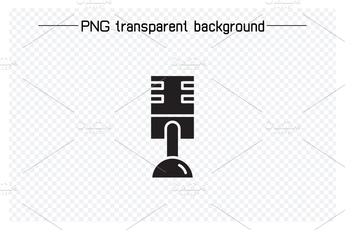 Microphone Icons Set, a Solid Icon by Designfour (Photo 3 of 7)