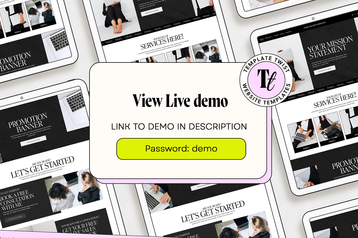 Squarespace Consultancy Template, a Squarespace Template by Template Twist Shop (Photo 2 of 10)