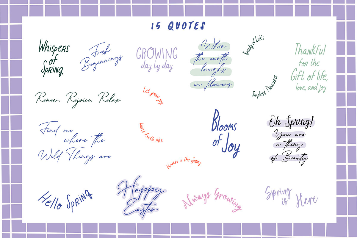 Spring Floral Clipart Collection, an Object Illustration by Essentially Nomadic (Photo 9 of 14)