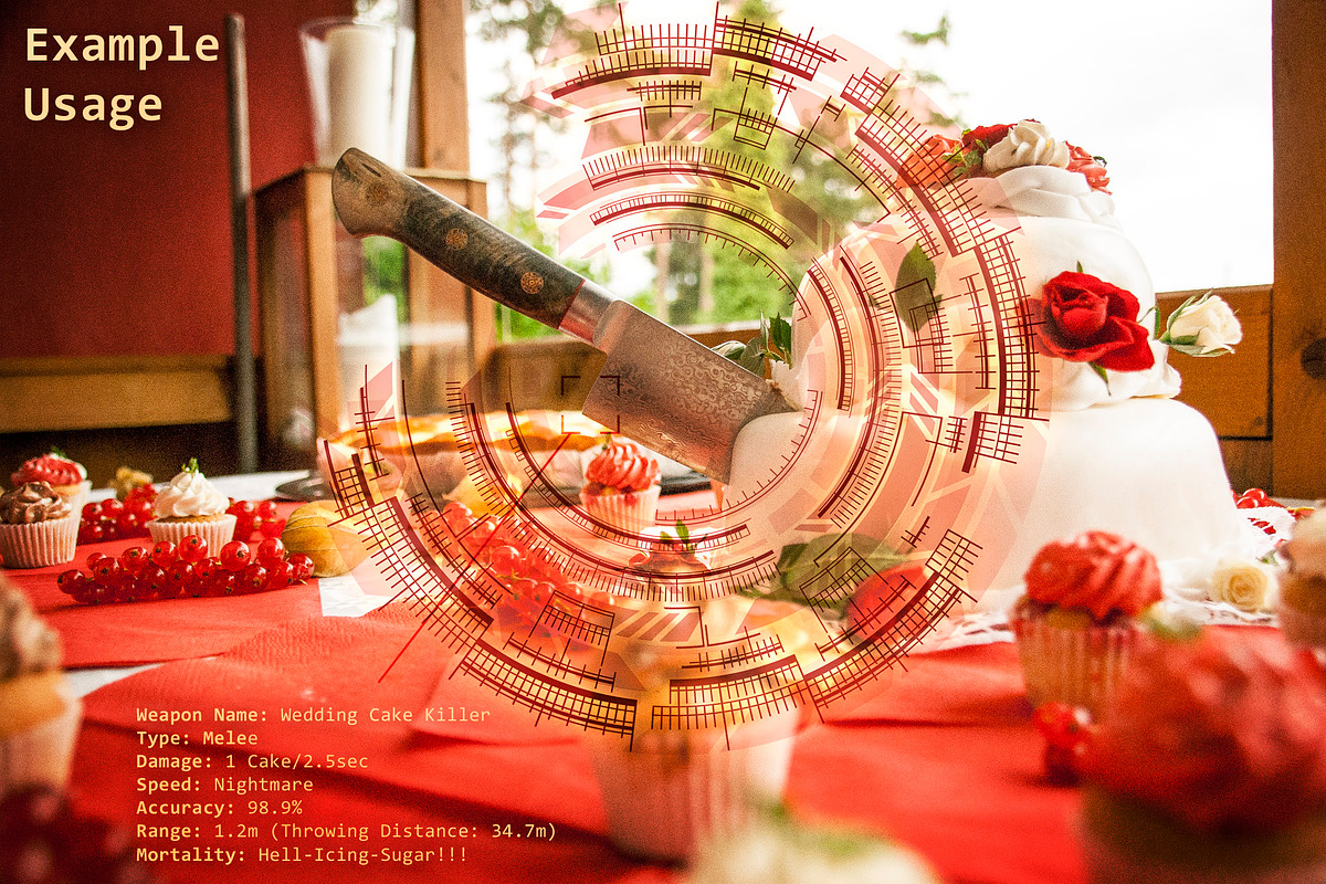 52 Complex Futuristic Circle Brushes, a Brush Add-On by xresch (Photo 8 of 15)