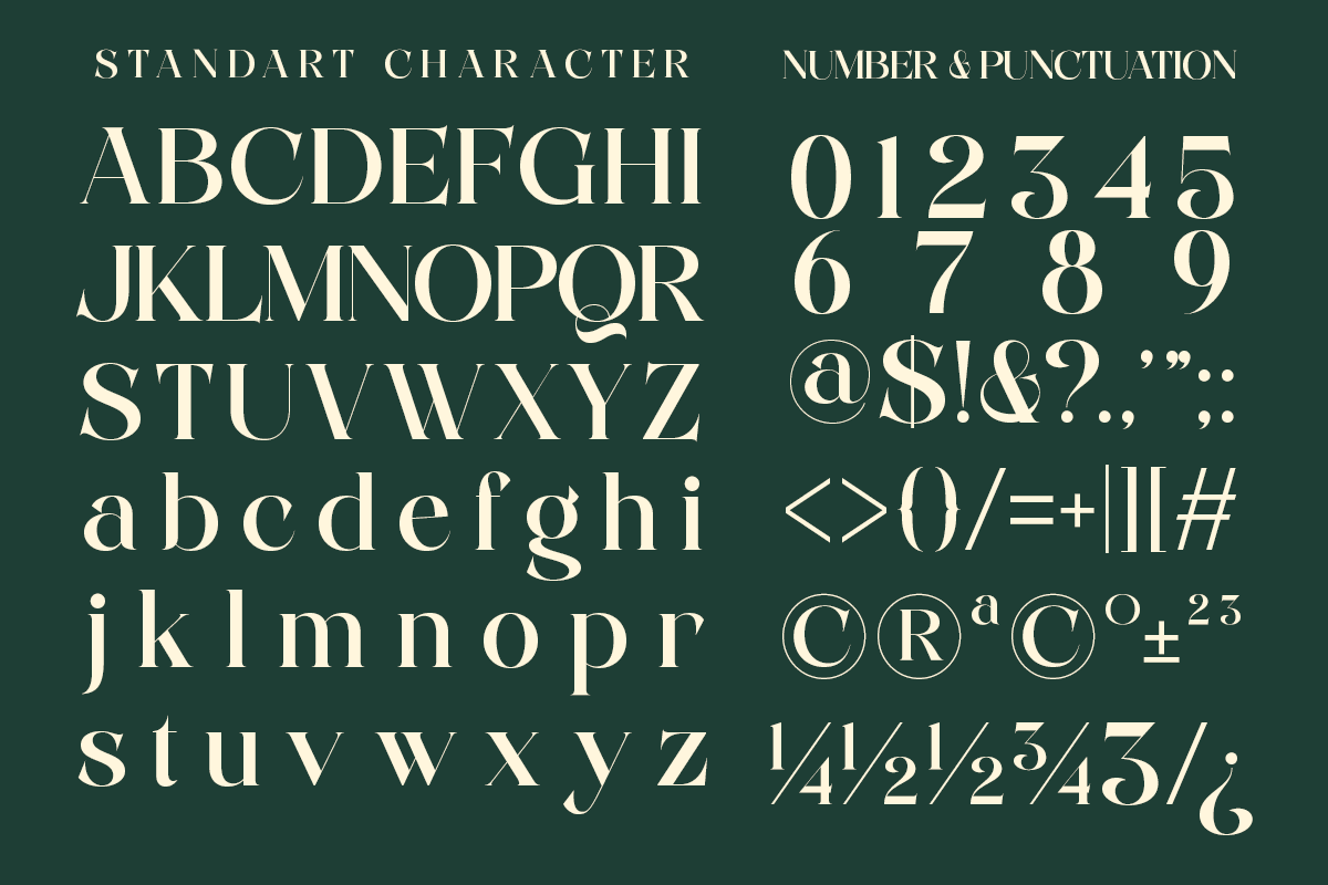 Qorvella - Modern Elegant Luxury, a Serif Font by Qweera Studio (Photo 12 of 12)