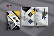 Agency Brochure Template Layout, a Brochure Template by Creative-Work (Thumbnail 1 of 8)
