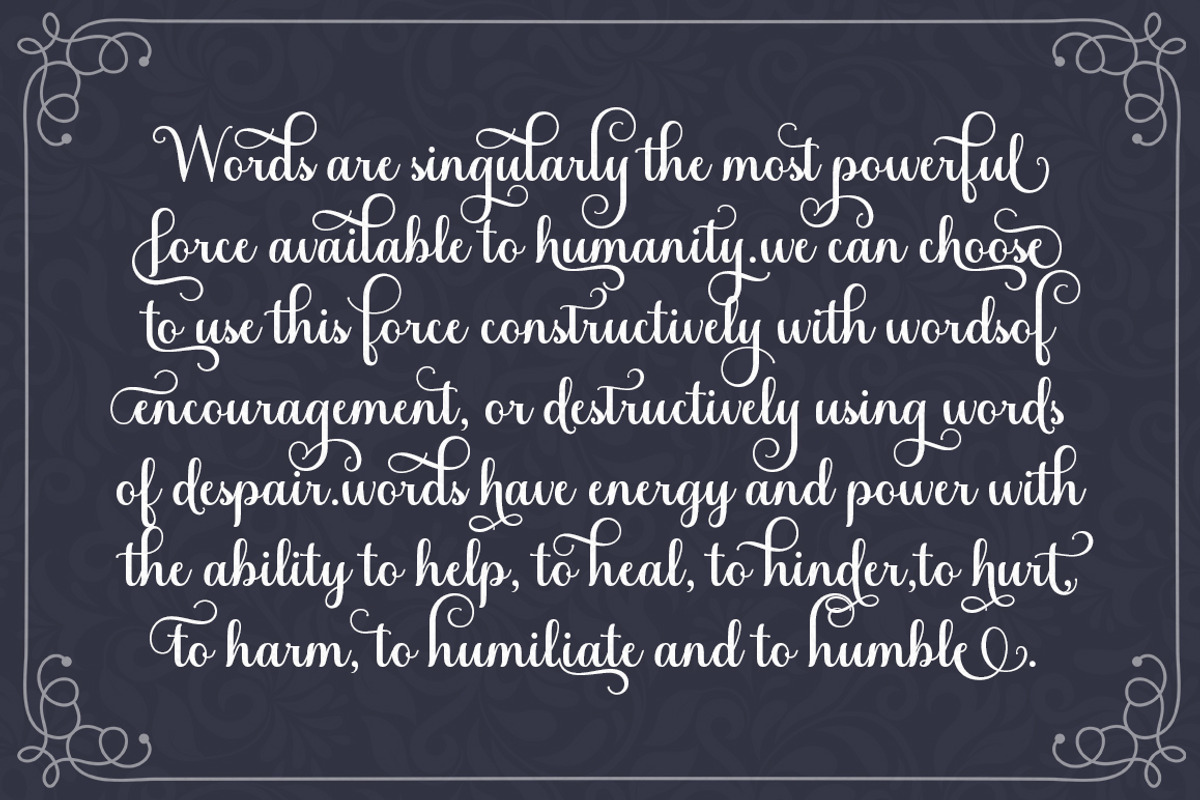The Glisten Script, a Script Font by Zane Studio (Photo 5 of 9)