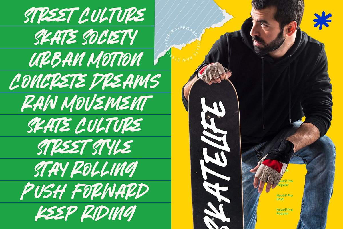 Sark Rebels Display Brush Font, a Script Font by Letterena Studios Script (Photo 2 of 10)