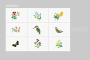 Summer Bloom Seamless Prints & Motif, a Pattern Graphic by TSTUDIO (Thumbnail 5 of 10)