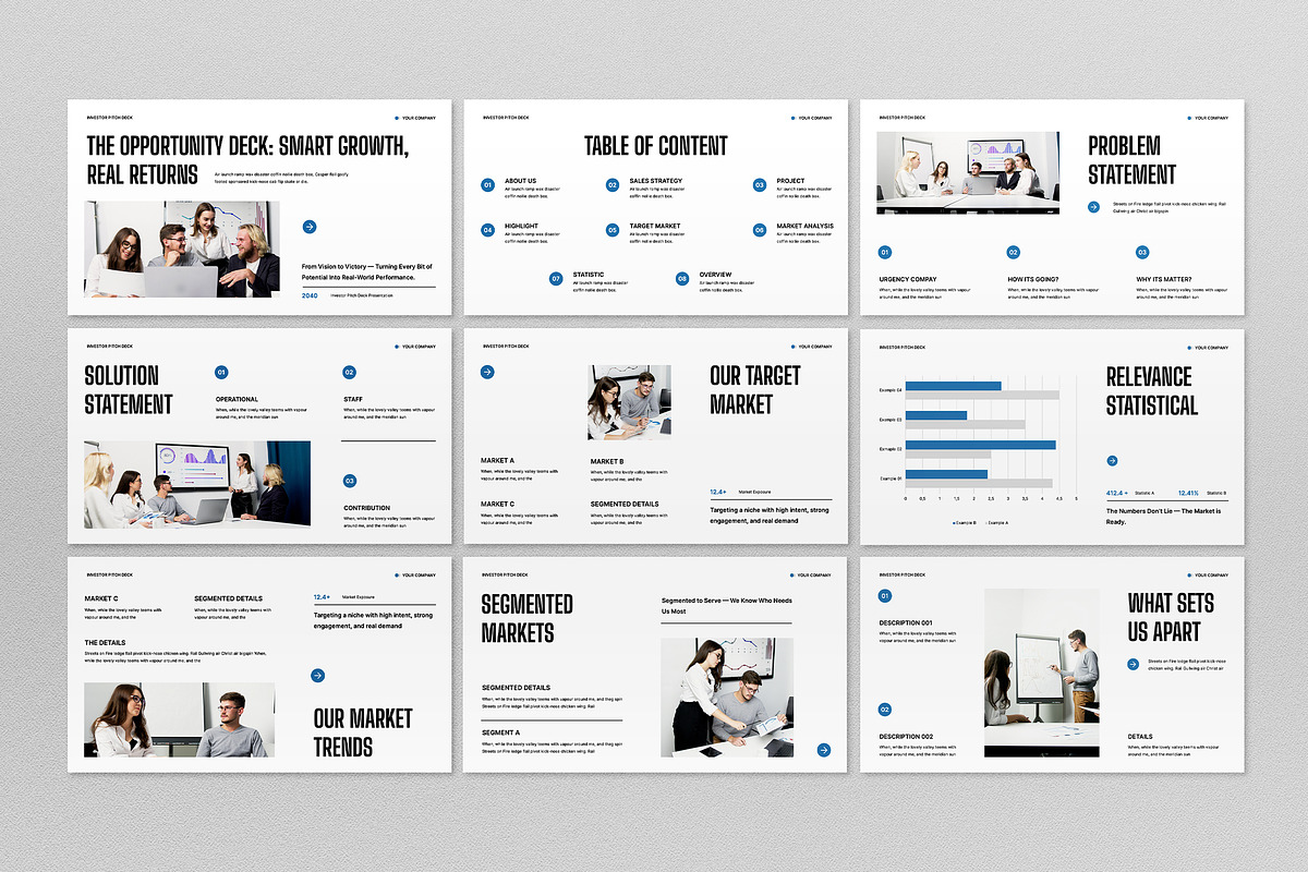 Investor Pitch Deck Google Slide, a Presentation Template by graphicook (Photo 4 of 4)