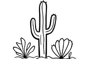 Desert Cactus SVG Bundle, an Object Graphic by Designer_Momina (Thumbnail 7 of 16)