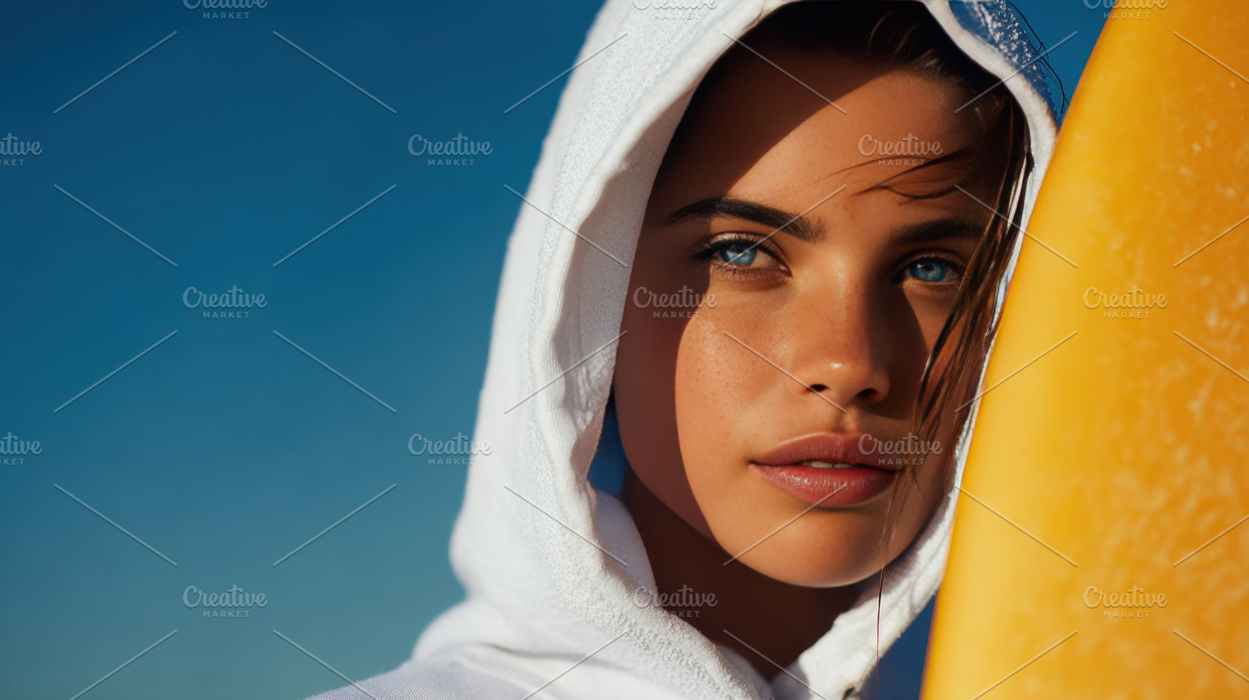 Surfer girl prepares for the waves, a Photo by Beautiful things