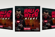Halloween Party Flyer Template, a Flyer Template by Posterfello (Thumbnail 4 of 4)