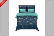 Bedding Design Mockup, a Product Mockup by Bruno's Shop (Thumbnail 1 of 3)