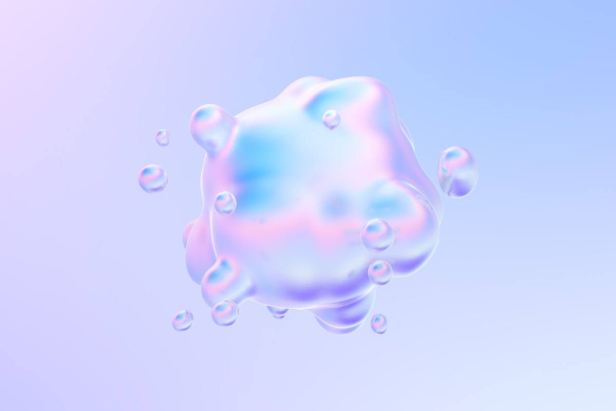 Fluid Holographic Shapes VIDEO, a Product Mockup by Mockups & Illustrations (Photo 7 of 8)