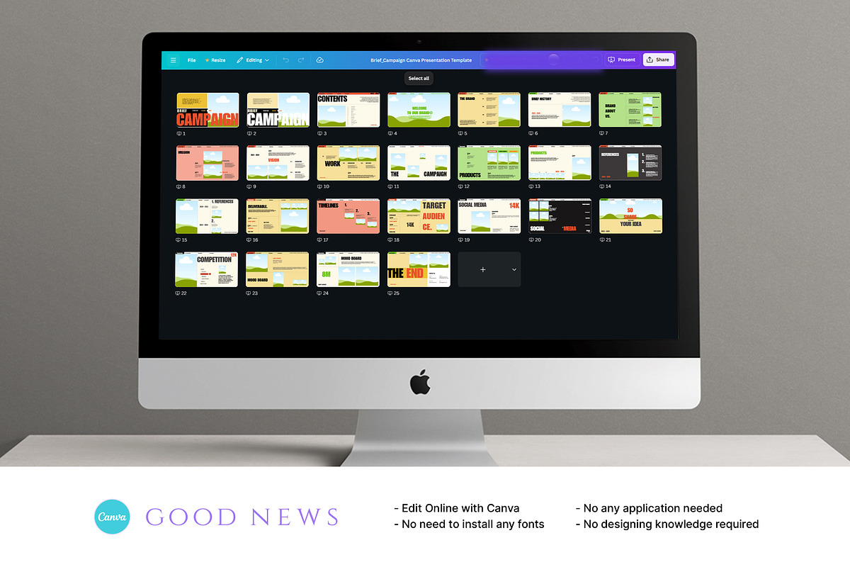 Brief Campaign Creative Template, a Presentation Template by Studio Industry (Photo 3 of 11)