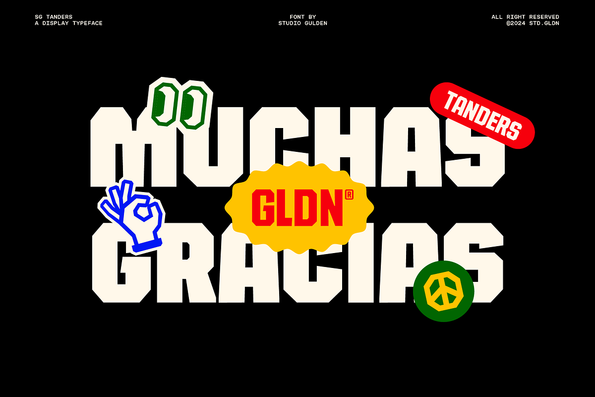 SG Tanders Superfamily - 72 Fonts, a Sans Serif Font by Studio Gulden (Photo 23 of 23)
