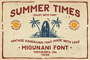 Migunani Typeface, a Sans Serif Font by Oldden Works (Thumbnail 1 of 5)