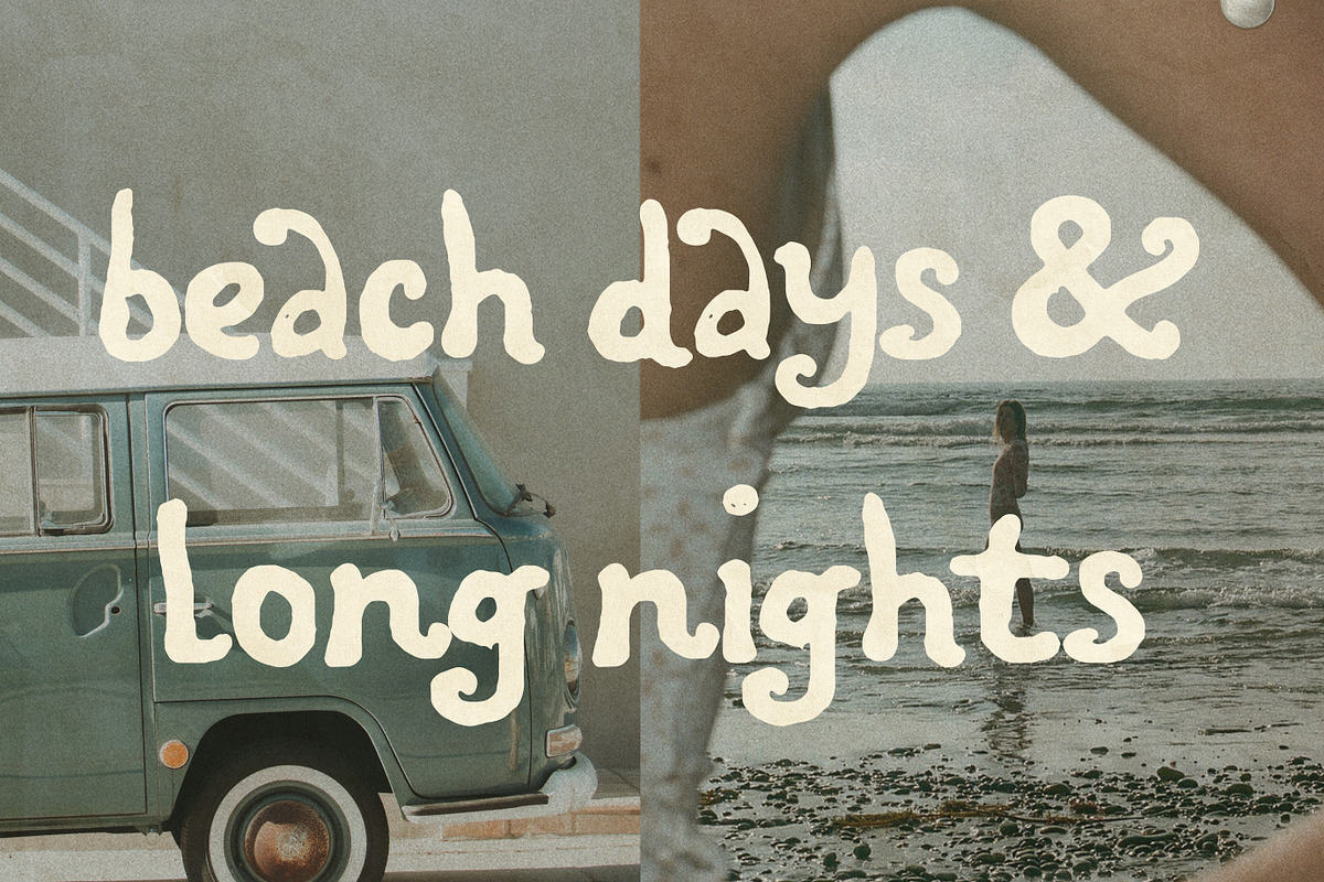 Hand Lettered Retro Outline Font, a Handwritten Font by Laras Wonderland (Photo 3 of 12)