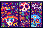 Day of the Dead Dia de los Muertos, a Seasonal Illustration by Vector Tradition (Thumbnail 2 of 3)