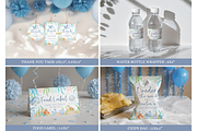 Oneder The Sea Birthday Bundle, a Templates & Theme by Digital_Mind (Thumbnail 5 of 8)