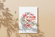 Sea Food watercolor, an Illustration by 7nov.studio (Thumbnail 7 of 7)