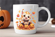 Cute Kawaii Cats for Halloween., an Animal Illustration by KENO Mascots (Thumbnail 5 of 8)