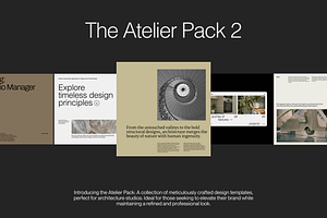 Atelier | Canva Templates pt 2, a Social Media Template by By Arkadë