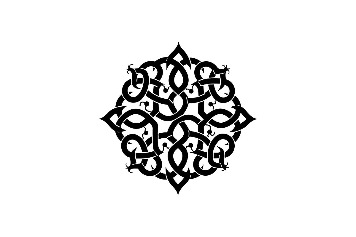 Mandala Floral Ornament Pack, an Object Graphic by yasushie (Photo 6 of 7)
