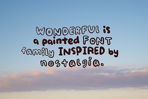 Wonderful! 4 Fonts! Handwriting Set!