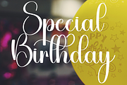 Birthday Jungle, a Handwritten Font by InermediaSTUDIO (Thumbnail 6 of 8)