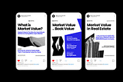 Market Value Instagram Post, a Social Media Template by Neermana (Thumbnail 2 of 4)