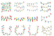 Christmas Lights Sublimation Clipart, an Illustration by Designworld (Thumbnail 3 of 4)
