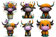 Whasicimal Haighland cow  clipart, an Illustration by Designworld (Thumbnail 2 of 5)