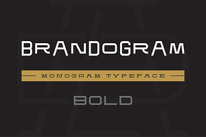 Brandogram Bold Monogram Typeface