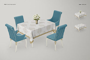 Tablecloth Mockup Set 2