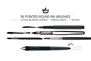 Round Ink Brushes & Splatters, a Brush Add-On by Side Project (Thumbnail 2 of 7)