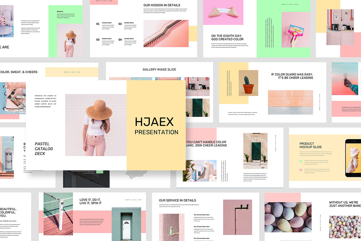 Hjaex : Pastel Catalog Keynote