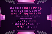 Cyber Crown - Cyberpunk Font, a Font by PutraCetol Studio (Thumbnail 7 of 11)