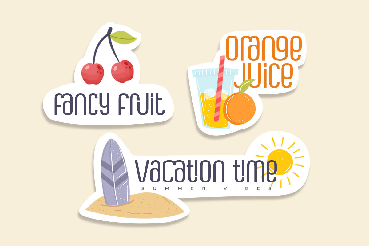 Slapstick - Ligature Fancy Font, a Sans Serif Font by Hamz Studio (Photo 15 of 16)