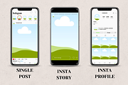 Instagram Mockups Canva Template, a Social Media Template by GraphiCarola (Thumbnail 4 of 7)
