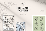 INKED BOTANY line art set, a Decorative Illustration by Yuliia Lashevska (Thumbnail 5 of 12)