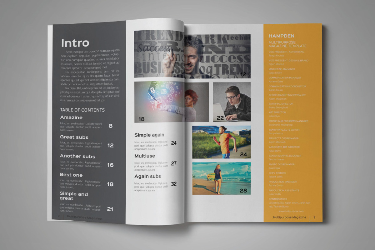 A5 Multipurpose Magazine Template, a Magazine Template by GreenDesign (Photo 2 of 4)