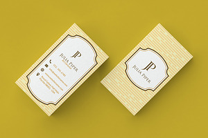 Vintage Business Card