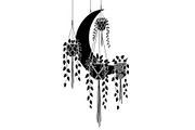 Hanging Moon with Plants Bundle, an Illustration by Designs_River (Thumbnail 14 of 31)