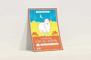 Eid Al-Adha Event Poster Template, a Flyer Template by Artnivora.Std