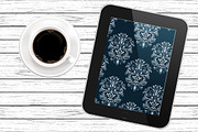 Set of  watercolor seamless patterns, a Pattern Graphic by Natikka Art (Thumbnail 2 of 3)