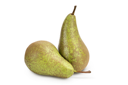 Green conference pear isolated on, a Food & Drink Photo by NataPhoto