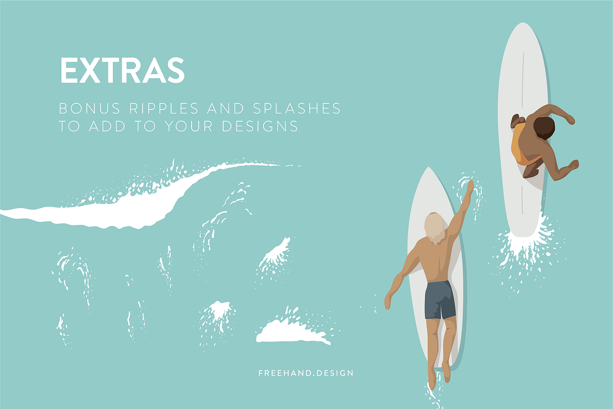 The Dudes - Surfer Illustrations, an Illustration by freehand design (Photo 3 of 7)
