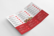 Restaurant Menu Trifold Brochure, a Brochure Template by GreenPixi (Thumbnail 4 of 4)